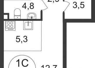 Продаю квартиру студию, 29.2 м2, поселение Внуковское