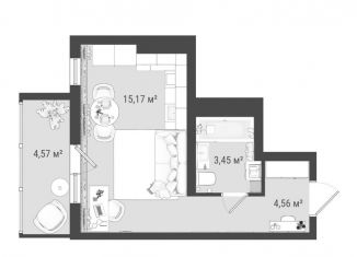 Продается квартира студия, 27.8 м2, Томск, Ленинский район