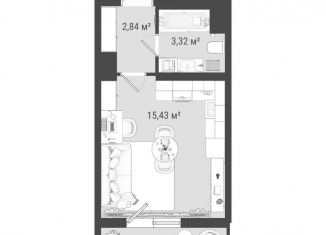 Продается квартира студия, 26.2 м2, Томск, Ленинский район