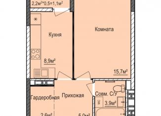 Продается однокомнатная квартира, 36.3 м2, Ижевск, ЖК Покровский