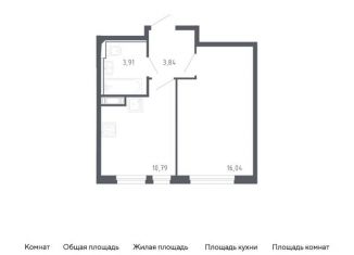 Продажа 1-ком. квартиры, 34.6 м2, Москва, жилой комплекс Молжаниново, к1, метро Пятницкое шоссе