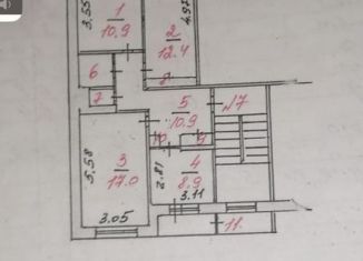 Продажа трехкомнатной квартиры, 66.5 м2, Кокшайское сельское поселение