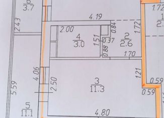 Продажа однокомнатной квартиры, 45.6 м2, Краснодар, Степная улица, 1/1к1, ЖК Приоритет