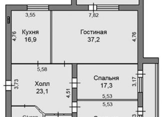 Четырехкомнатная квартира на продажу, 112 м2, Москва, Погонный проезд, 14, станция Белокаменная