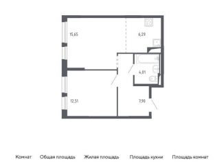 Продается двухкомнатная квартира, 46.6 м2, Москва, жилой комплекс Молжаниново, к2, метро Пятницкое шоссе