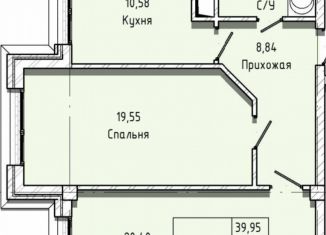 Продаю двухкомнатную квартиру, 66.1 м2, Нальчик, Московская улица, 14, район Предгорный