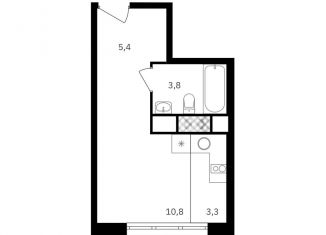 Продажа квартиры студии, 23.5 м2, Москва, район Щукино, улица Берзарина, 30Б