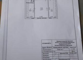 Продается 3-ком. квартира, 61.5 м2, Зеленоградск, Октябрьская улица, 13