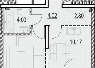 Продается 1-комнатная квартира, 37.3 м2, Иркутск, ЖК Zenith, улица Мира, 32