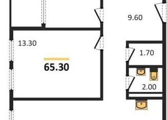 Продаю 2-ком. квартиру, 65.3 м2, Новосибирск, метро Студенческая