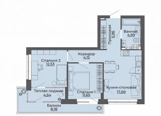 Продам двухкомнатную квартиру, 72 м2, Ставропольский край, улица Чапаева, 31