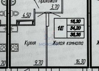 Продается 1-комнатная квартира, 36.4 м2, Чебоксары, улица Юрия Гагарина, 47к4, Калининский район