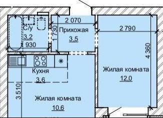Продается двухкомнатная квартира, 33.8 м2, Алтайский край