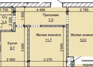 Продам двухкомнатную квартиру, 44.7 м2, Барнаул