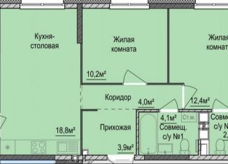 Продаю 2-комнатную квартиру, 58 м2, Ижевск, Индустриальный район