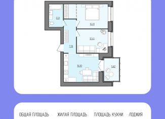 Продается двухкомнатная квартира, 60.8 м2, Ярославская область