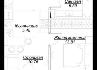 Продается однокомнатная квартира, 40.8 м2, Москва, 4-я улица Марьиной Рощи, 12к2, район Марьина Роща