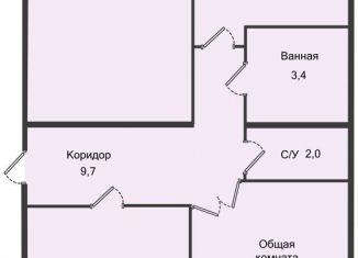 Продается трехкомнатная квартира, 76.7 м2, Ставропольский край