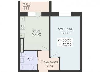 Продается 1-комнатная квартира, 35 м2, Всеволожск