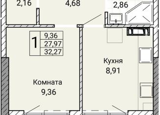 Продаю однокомнатную квартиру, 36 м2, Севастополь, улица Братьев Манганари, 28