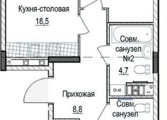 Продаю 3-комнатную квартиру, 64.2 м2, Казань