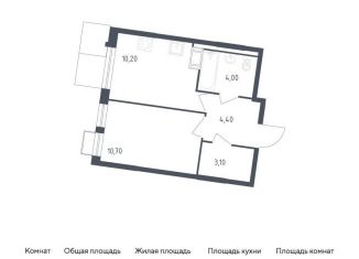 Продается однокомнатная квартира, 32.4 м2, посёлок Песочный