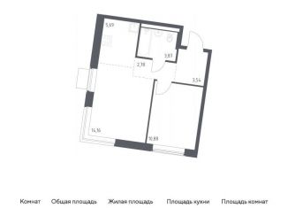 Продаю 1-комнатную квартиру, 40.9 м2, Москва, деревня Большое Свинорье, 10/1