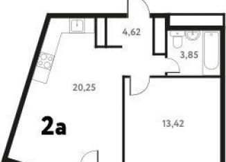 Продам однокомнатную квартиру, 39.6 м2, Пушкино, Школьная улица, 28к2