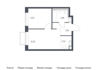 Продажа 1-ком. квартиры, 32.5 м2, Люберцы, Звуковая улица