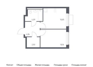 Продается однокомнатная квартира, 32.9 м2, Ленинский городской округ, жилой комплекс Новое Видное, 18.1