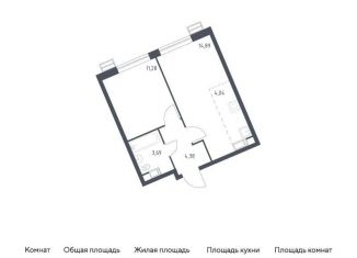 Продается 1-ком. квартира, 38.3 м2, Москва, жилой комплекс Квартал Румянцево, к1