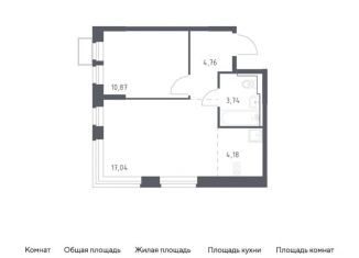Продается 1-комнатная квартира, 40.6 м2, Ленинский городской округ, жилой комплекс Новое Видное, 15