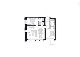 Продается двухкомнатная квартира, 117.8 м2, Москва, жилой комплекс Виктори Парк Резиденсез, 3к4