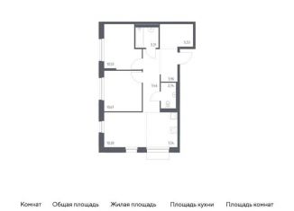 Продаю 2-комнатную квартиру, 62 м2, поселение Кокошкино, жилой комплекс Новое Внуково, к33