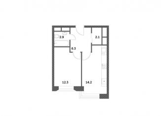 1-комнатная квартира на продажу, 37.8 м2, поселение Внуковское, улица Анны Ахматовой, 11к3