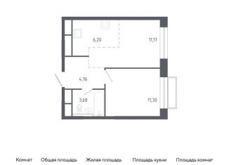 Продаю 1-комнатную квартиру, 37.1 м2, Балашиха, жилой квартал Новоград Павлино, к6