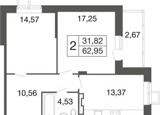 Продаю 2-комнатную квартиру, 63 м2, Апрелевка, жилой комплекс Времена Года, к11