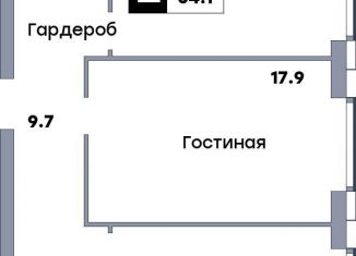 2-комнатная квартира на продажу, 64.1 м2, Самара, метро Гагаринская