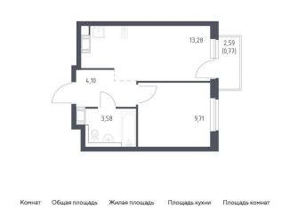 Продажа 1-ком. квартиры, 31.4 м2, Ленинградская область