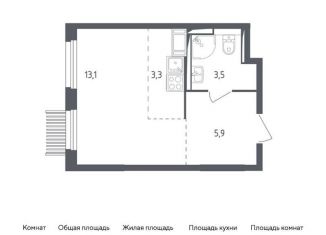 Продам квартиру студию, 25.8 м2, Московская область, жилой комплекс Мытищи Парк, к4.1