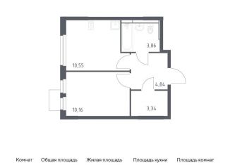 Продажа 1-ком. квартиры, 32.8 м2, Мытищи, жилой комплекс Мытищи Парк, к5