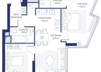 Продажа 3-ком. квартиры, 67.3 м2, Москва, 1-й Сетуньский проезд, вл8