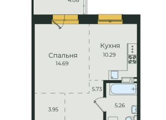 Продается квартира свободная планировка, 44 м2, Иркутск, улица Пискунова, 132
