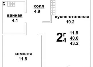 Продам однокомнатную квартиру, 40 м2, Свердловская область, Красноармейская улица, 13