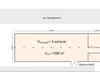 Аренда помещения свободного назначения, 1080 м2, Санкт-Петербург, Уральская улица, 4В, муниципальный округ Остров Декабристов