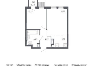 Продается 1-комнатная квартира, 36.7 м2, Москва, Молжаниновский район, Ленинградское шоссе, 229Ак2