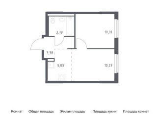 Продажа 1-комнатной квартиры, 32.5 м2, Мытищи