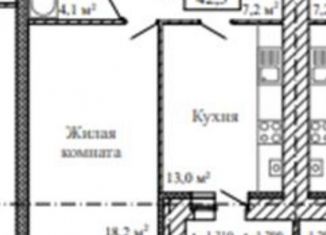 Продажа 1-комнатной квартиры, 45.4 м2, Тамбовская область, улица Зои Космодемьянской, 3А