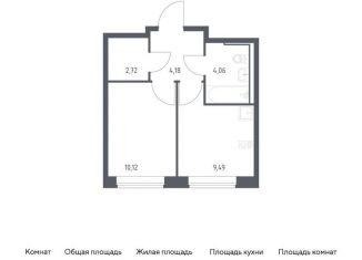 Продается 1-ком. квартира, 30.6 м2, Санкт-Петербург, ЖК Живи в Рыбацком, Советский проспект, 10