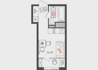 Продаю квартиру студию, 19.9 м2, Ульяновск